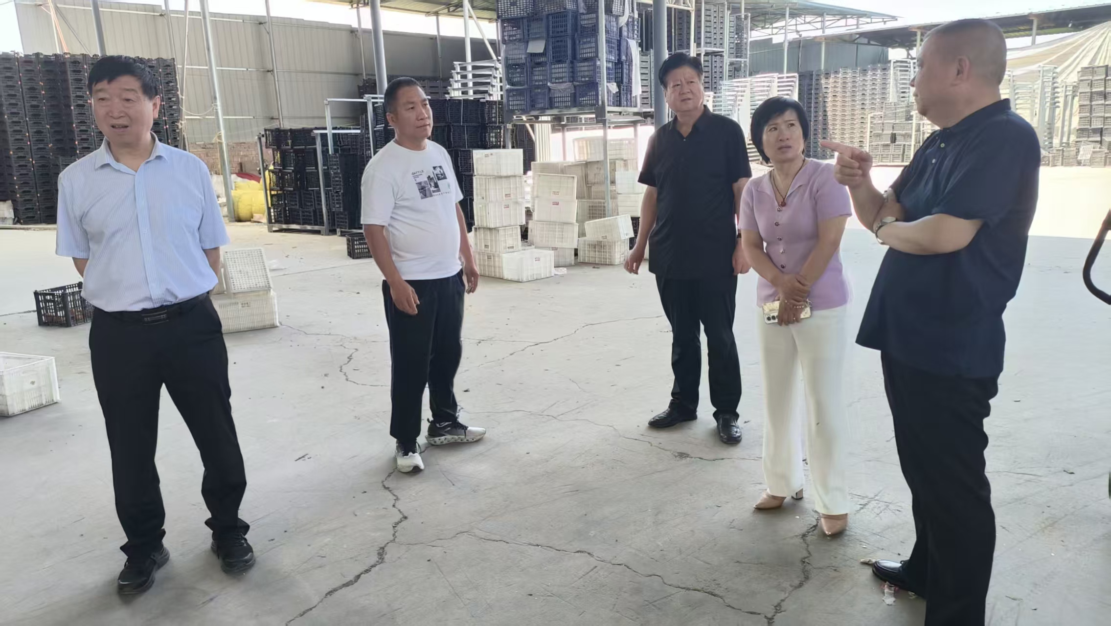 运城企联考察运城忠祥仓储有限公司
